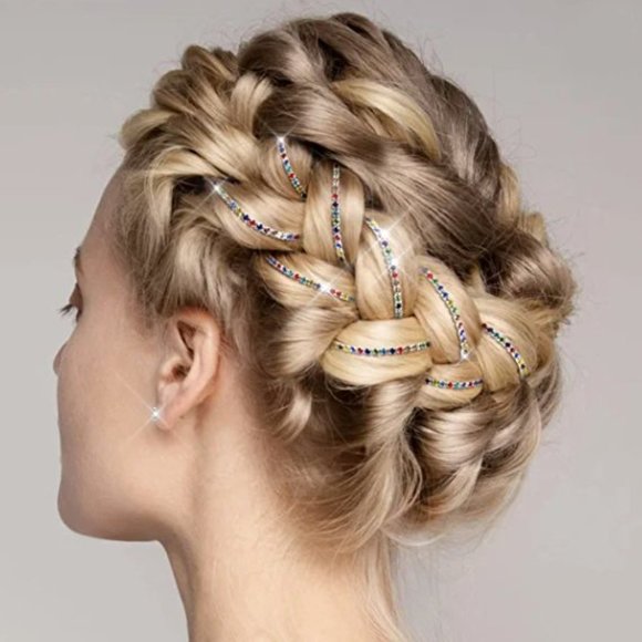 NEW Sparkling Bling Swarovski Crystal Rhinestone & Pearl Hair Accessorie… - Picture 8 of 14